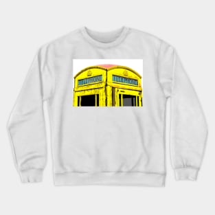 Yellow Phone Box Crewneck Sweatshirt